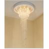 Buy cheap Modern Double Spiral Staircase Lustre Crystal ceiling lights for entrance hallway(WH-NC-54) from wholesalers