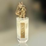 High Quality Luxury Heavy Weight 96g Zamac Horse Shape Head Perfume Bottle Cap