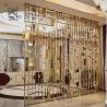 Buy cheap Stainless Steel Screen Rose Gold Room Divider Indoor Laser Cut Luxury Design from wholesalers