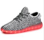 Glow in the Dark USB Rechargeable Adult Night Event Walking Shoes Led Sneakers