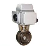 IP67 Stainless Steel Electric Control Valve AC220V Actuator Control Water Ball