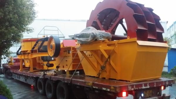 Buy cheap Wheel Sand Washing Machine Reliable Structure , Bucket Wheel Sand Washer from wholesalers