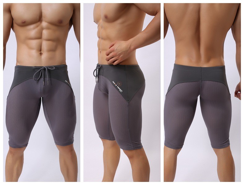 Sports Men'S Stretch Underwear Workout Gym Stretch Sports Fitness Running Tights Slim