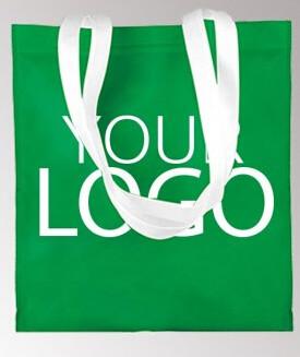 pp laminated non woven bag, Promotional logo 80g polypropylene grocery tote