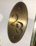 200*220mm Directional Address Signs , Indoor Wayfinding Signage