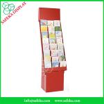 POS paper paperboard book shelf display Promotion Cardboard retail display