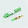 Buy cheap V Groove FTTX Products Fast Install Fiber Optic Connector Round Head from wholesalers