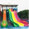 Buy cheap Solid Color Open Fiberglass Amusement Park Water Slide Tube For Aqua Park from wholesalers