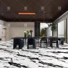 Buy cheap Panda White Marble Look Porcelain Tiles 600x1200mm Slab For Living Room Wall Decor Luxury Stone For Malls from wholesalers