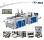 Two Lines Heat Sealing Heat Cutting T-Shirt Bag Making Machine With Punching