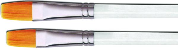 Transparent Acrylic Handle Artist Loft Paint Brushes , 2 Inch Oil Painting