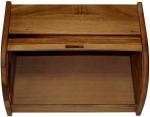 Customized Woods Large Acacia Wooden Bamboo Bread Box | Storage Container Box