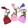 Buy cheap OEM Leather No Zipper Change Small Coin Pouch Keychain For Giveaways from wholesalers