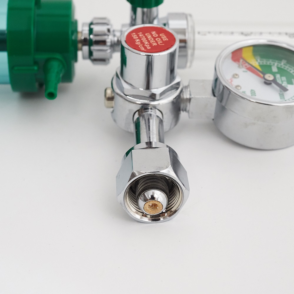 Customizable O2 Pressure Reducer Oxygen Gauge Flow Meter for Industrial Applications