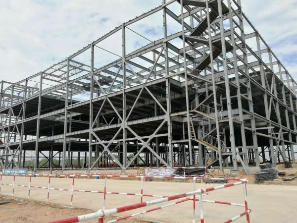 Customized Steel Structure Industrial Building Office School Building Steel Hall