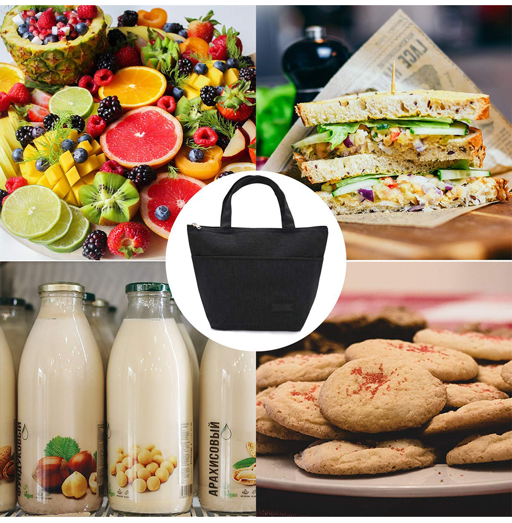 Water-resistant Thermal Lunch Tote Bag Leakproof School Lunch Pail for Boys Girls