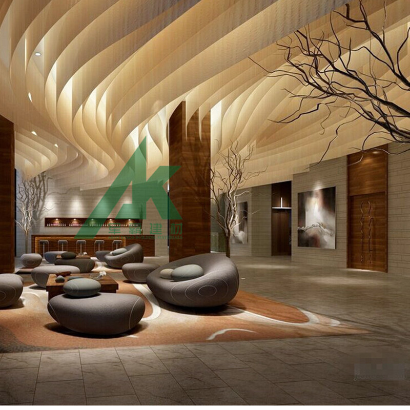 300mm Width Aluminum Metal Ceiling 3000mm Length U Baffle Ceiling