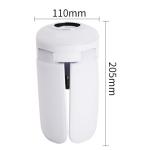 RGBW Blue-Tooth Bathroom Fan Light Music 40w 85-265V Foldable