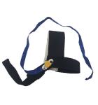 Blue Esd Products Two Layer Rubber Heel Grounder / Strap For Production Line