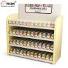 Buy cheap Wood Cosmetic Display Stand Counter Top Marketing Skin Care Products Display Stand from wholesalers