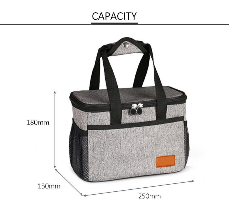 Waterproof Picnic Mesh Insulated Lunch Cooler Bags