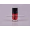 Buy cheap shiny black round straight nail polish cap 11ml nail polish bottle flat brush nail polish plastic cosmetic packaging from wholesalers