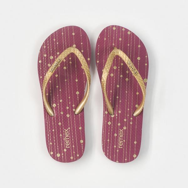 Buy cheap Slip Resistant 36EU Summer Beach Flip Flop With Red Beaded Pattern from wholesalers
