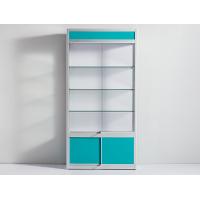 Buy cheap Blue Pharmacy Display Shelves , Multi Layer Pharmacy Cabinet Design With Lock product