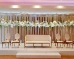 Wedding Party Event Stainless Steel Frame Long Bench 2-3 seater Lounge wedding