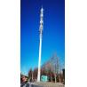Buy cheap Simple Installation Single Tube Communication Tower With Antenna Support from wholesalers