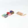 Buy cheap Mini Colorful Wooden Photo Clips – Multicolor Craft Clothespins for Wall Decoration, Party, and DIY Projects from wholesalers