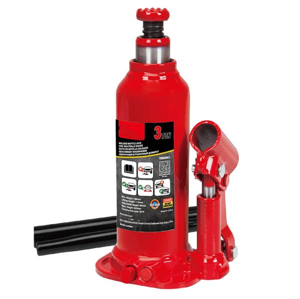 Buy cheap TH90404X Truck Garage Equipment 3 Ton Welded Bottle Jacks 6510 PCS from wholesalers