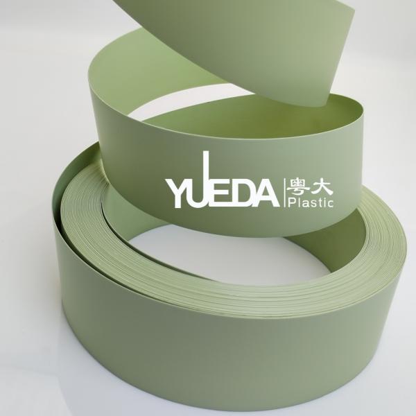 Fresh Light Green Edge Banding Skin Feeling Plastic Edgebanding Scratch