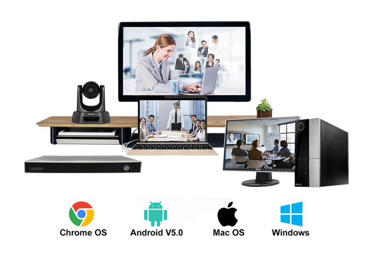 Fixed Focus Video Conference Groups 8.0MP and Omnidirectional Bluetooth Speakerphone