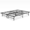 Buy cheap Mail Packing Black Metal Folding Bed for Adult Siesta Office and Hotel Easy to Set Up from wholesalers