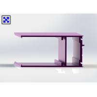 Buy cheap Rose Red Color Aluminum Curtain Wall Profile T5 State Excellent Thermal product