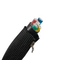 Buy cheap Cable Organizer PET Monofilament Zipper Cable Sleeve Braided Wrap Easy product