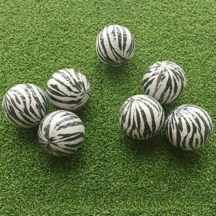 Buy cheap transparent golf ball with Leopard , cooleye with black and white, golf ball from wholesalers