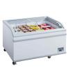 Buy cheap Commercial supermarket deep chest glass top freezer fish display fridge frozen food display freezer from wholesalers