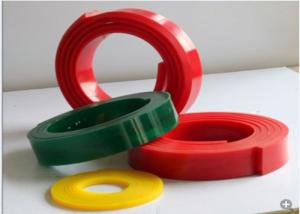 China Custom Solvent Resistance Polyurethane Screen Printing Squeegee Scraper on sale