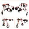 Buy cheap Two Wheel Red Puppy Pet Dog Wheelchair XS S M L wear resistant from wholesalers