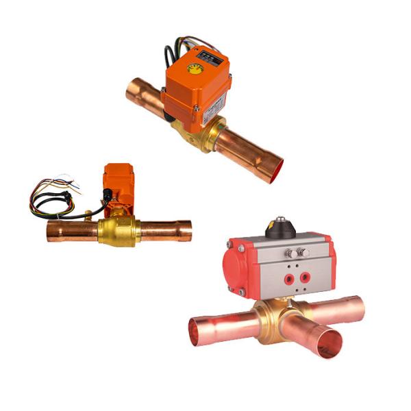 Buy cheap Temperature Tolerant Electric Ball Valve for Demanding Cooling -40℃～+80℃ from wholesalers