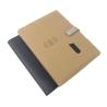 Buy cheap Pu Leather Business Hardcover Binder Smart Powerbank Wireless Charging Notebook from wholesalers