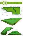 portable popular golf green & indoor golf No.9