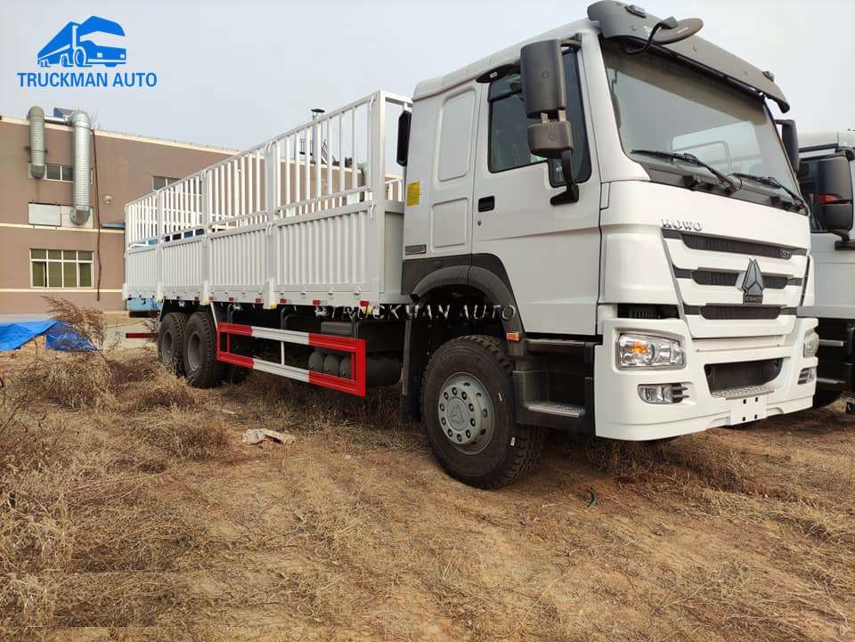 371HP SINOTRUK HOWO Cargo Truck For Ethiopia Djiubouti Somalia