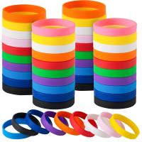 Buy cheap Customd Solid Silicone Wristbands Personalized Bracelets for Promoting Business Events with Printing Options product