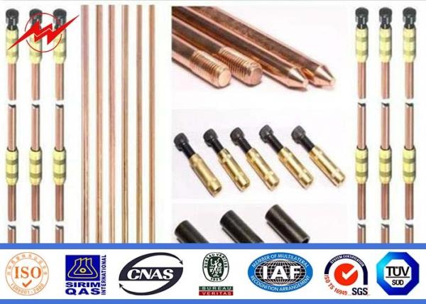 Buy cheap 1/2" 5/8" 3/4" Copperweld Ground Rod Maintaining Toughness OEM ODM from wholesalers