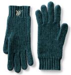 Warm Waffle Stitch Knitted Hat Scarf Gloves Sets For Women 7GG Gauge Durable