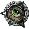 Buy cheap Heat Press 3D Polyester All Seeing Eye Patch For Denim Jacket from wholesalers