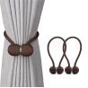 Buy cheap Contemporary Metal Dark Grey Magnetic Curtain Tie Backs from wholesalers